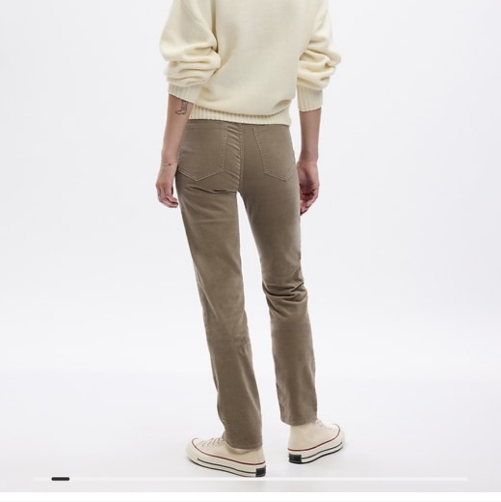 Gap High Rise Vintage Velvet Pants - Picture 2 of 5